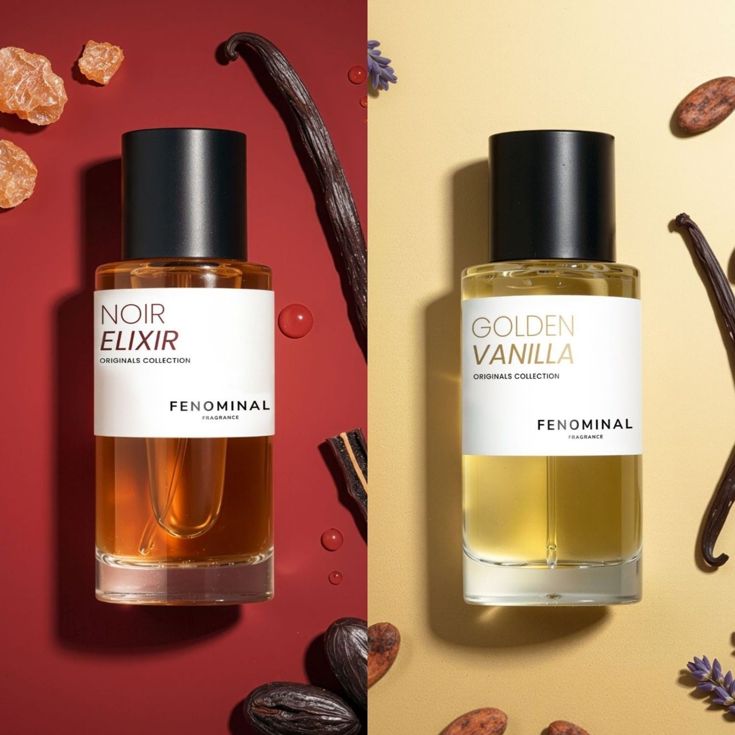 Saras Birthday Set: Golden Vanilla & Noir Elixier