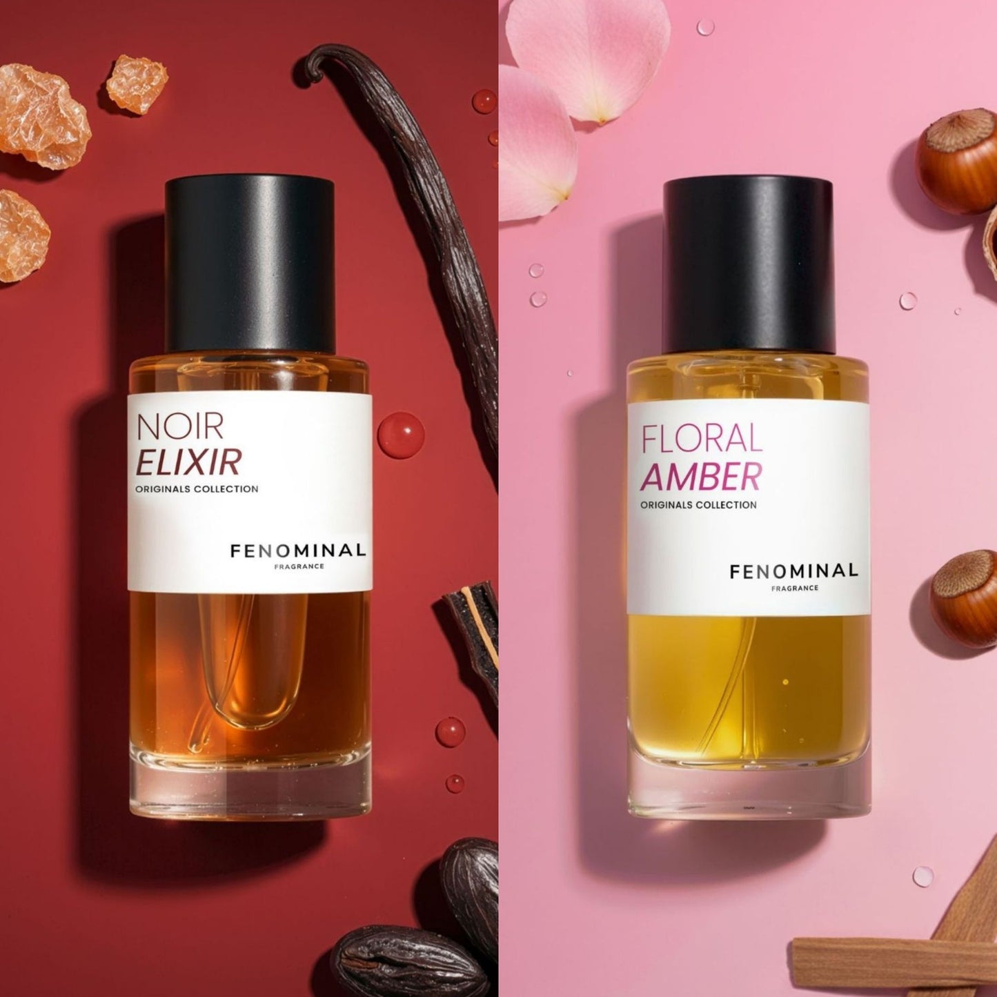 Janas Birthday Set: Floral Amber & Noir Elixier