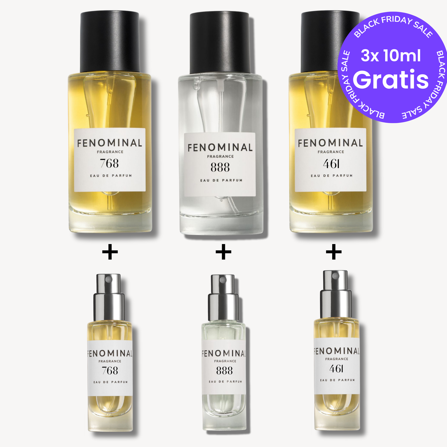 Melike Black Friday Deal (3x50ml + 3x10ml Gratis)